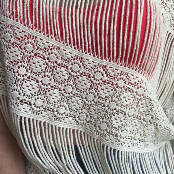 Anthro Cream Callahan Crochet Top Cover-up - Picture 8 of 10